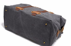 Mens Waxed Canvas Weekender Bag Canvas Travel Bag Shoulder Bag for Men - iwalletsmen