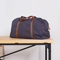 Camel Mens Canvas Large Weekender Bag Canvas Travel Shoulder Bag Large Canvas Duffle Bags for Men - iwalletsmen