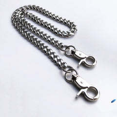 Cool Silver Stainless Steel Mens Pants Chain Biker Wallet Chain Key Chain For Men - iwalletsmen