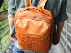 Cool Leather Mens Backpacks Travel Backpack School Backpacks for men - iwalletsmen