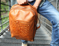 Cool Leather Mens Backpacks Travel Backpack School Backpacks for men - iwalletsmen