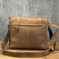 Cool Leather Mens Small Side Bag Small Shoulder Bag Messenger Bag for Men - iwalletsmen