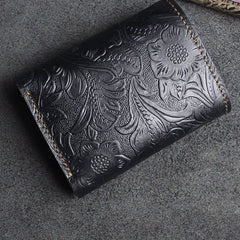 keys wallet Black Leather Wallet for Keys Mens Key Wallet Car Key Wallet Trifold Key Wallet Holder Key Case Wallet