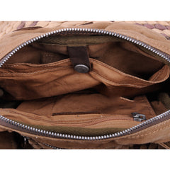 Canvas Mens Chest Bag Khaki Waist Bag Black Canvas Fanny Pack Shoulder Bag For Men - iwalletsmen