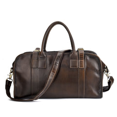 Casual Vintage Leather Men's Large Weekender Bag Travel Bag Overnight Bag For Men - iwalletsmen