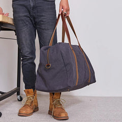 Camel Mens Canvas Large Weekender Bag Canvas Travel Shoulder Bag Large Canvas Duffle Bags for Men - iwalletsmen