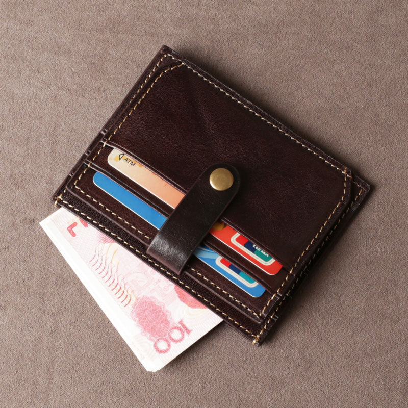 Wallets Mens Slim Rfid Blocking Brand Genuine Leather Purse With