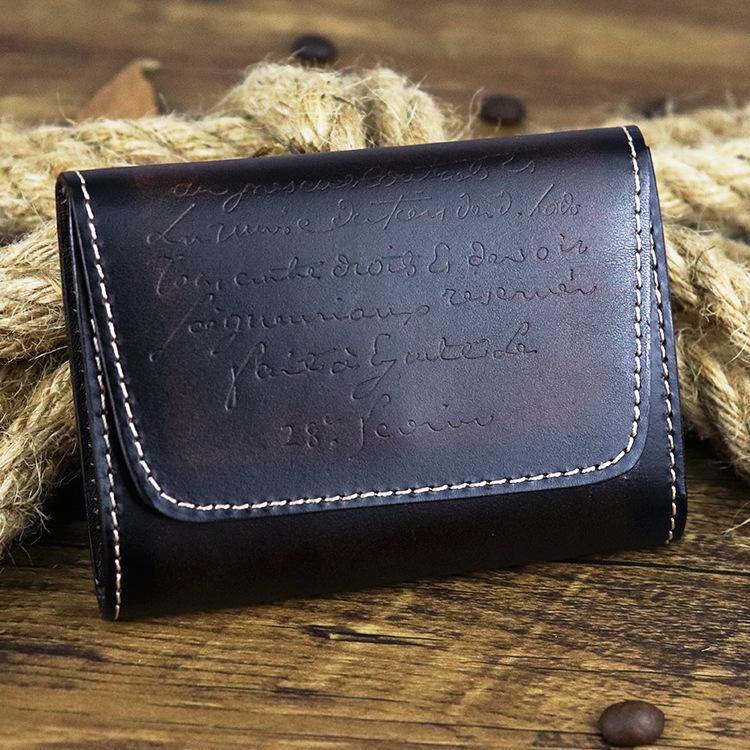 Baellerry Vintage Leather Hasp Small Wallet Coin Pocket Purse Card Holder  Men Wallets Money Cartera Hombre Bag Male Clutch W066 | Brieftasche, Leder,  Kunstleder