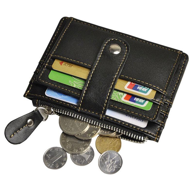 menswallet - / Money Clip Slim Vintage Leather Wallet For Men