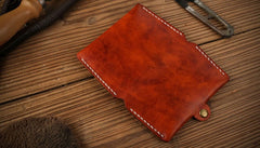 Handmade Leather Mens Cool Slim Leather Wallet Men Small Wallets Card Holders for Men - iwalletsmen