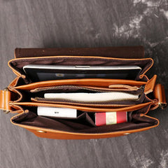 Black LEATHER MEN'S Vertical Side bag  Vertical MESSENGER BAG Small Courier Bag FOR MEN - iwalletsmen