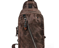 Coffee Waterproof Sling Bag