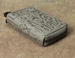 Cool Leather Aztec Designed Mens Car Key Key Wallet Small Key Holders for Men - iwalletsmen