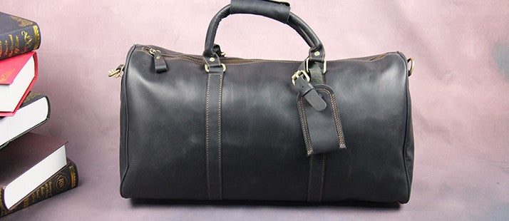 Cool Leather Mens Overnight Bag Weekender Bags Vintage Travel Bags Duf –  iwalletsmen