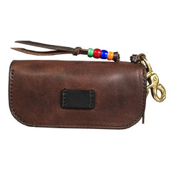 Handmade Brown Leather Mens Cool Key Wallets Car Key Change Coin Holder Car Key Case for Men - iwalletsmen