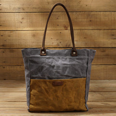 Green Waxed Canvas Tote Bags Messenger Bag Green Mens Canvas Tote Tote Purse For Men - iwalletsmen