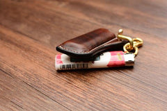 Handmade Coffee Bic j3 j5 j6 Leather Lighter Cases Leather Bic j3 j5 j6 Lighter Holder Leather Bic j3 j5 j6 Lighter Covers For Men - iwalletsmen