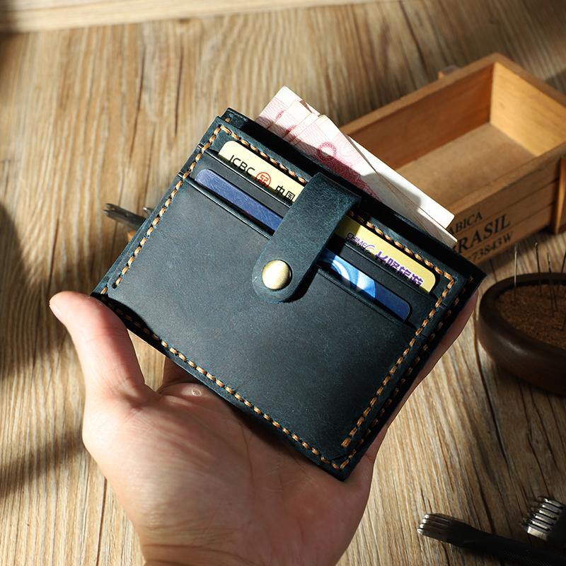 Men's Personalized Leather Pocket Wallet