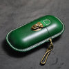 Handmade Mens Leather Glasses Cases With Hook Glasses Box Womens Glasses Holder Eyeglass Case