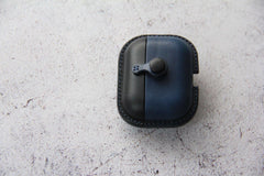 Handmade Purple Leather AirPods Pro Case Leather AirPods Case Airpod Case Cover - iwalletsmen