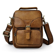 Small Leather Handbag Belt Pouch for men Waist Bag BELT BAG Shoulder Bag For Men - iwalletsmen