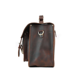 Vitnage Brown Leather Men's Camera Shoulder Bag SLR SIDE BAG Camera Handbag For Men - iwalletsmen