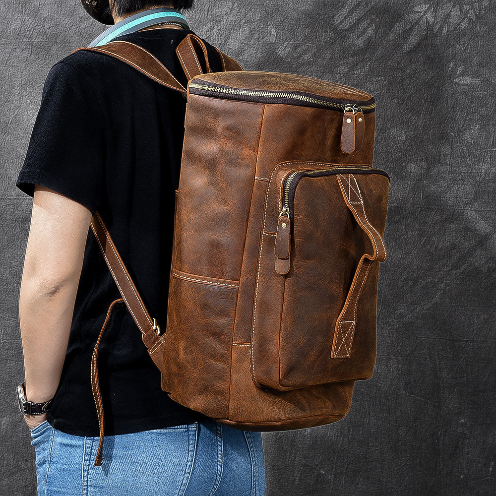 Men's Vintage Oxford Travel Laptop Backpack — More than a backpack