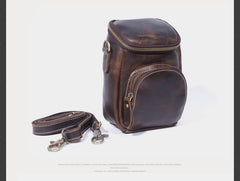 Leather Belt Pouch Mens Small Cases Waist Bag Hip Pack Belt Bag Fanny Pack Bumbag for Men