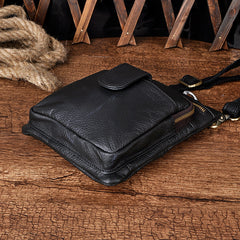 Leather Belt Pouch Mens Small Cases Waist Bag Hip Pack Belt Bag Fanny Pack Bumbag for Men