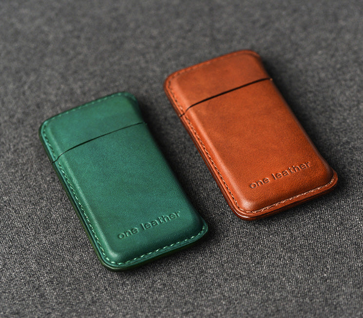 Handmade Brown Leather Mens 10pcs Cigarette Holder Case Cool Custom Ci –  iwalletsmen