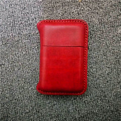 Leather Mens 12pcs Cigarette Holder Case Cool Custom Cigarette Case for Men - iwalletsmen