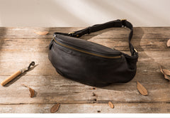 Leather Mens FANNY PACK MENS WAIST BAG HIP PACK BELT BAG FOR MEN - iwalletsmen