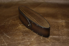 Handmade Mens Womens Tooled Wooden Leather Glasses Case Glasses Box Glasses Holder Eyeglass Case