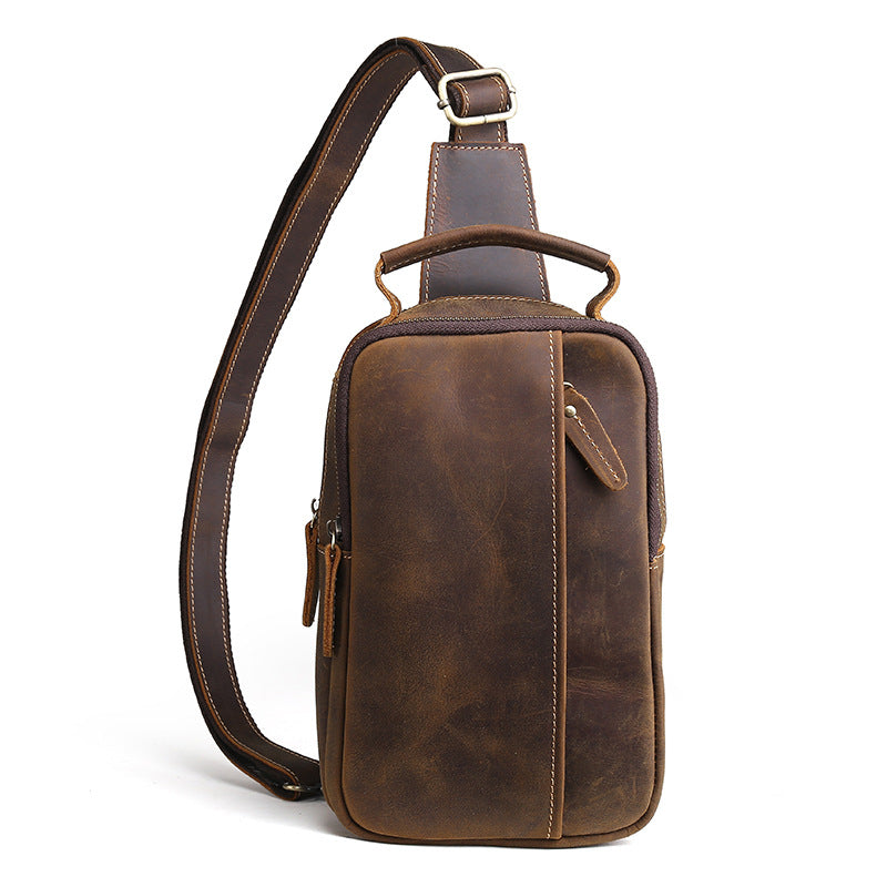 Mens Leather Cross Body Sling Bag for Outdoor Adventures – Western Leather  Goods