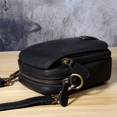 Leather Belt Pouch Mens Small Cases Waist Bag Hip Pack Belt Bag Fanny Pack Bumbag for Men