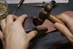 Handmade Mens Womens Tooled Wooden Leather Glasses Case Glasses Box Glasses Holder Eyeglass Case