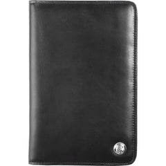 Fashion Leather Men's Black Bifold Long Wallet Passport Wallet Travel Wallet For Men - iwalletsmen