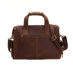 Genuine Leather Mens Cool Messenger Bag Work Bag Satchel Bag Briefcase Bag for men