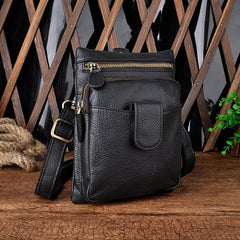 Leather Belt Pouch Mens Small Cases Waist Bag Hip Pack Belt Bag Fanny Pack Bumbag for Men